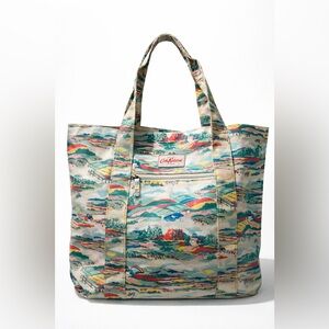 Cath Kidston London Scenic Print PVC Tote Bag – 18.5” x 14.5”